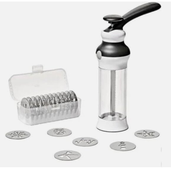 OXO SoftWorks 20 Piece Cookie Press Set - Picture 3 of 7